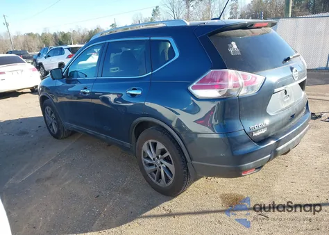 2016 Nissan Rogue Sl from USA, damaged, VIN 5N1AT2MT5GC741647